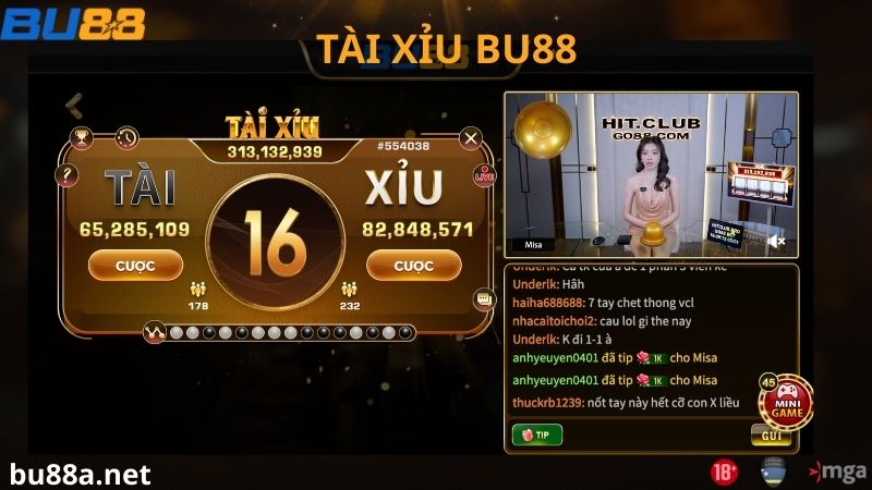 Giới thiệu sơ lược về tài xỉu BU88