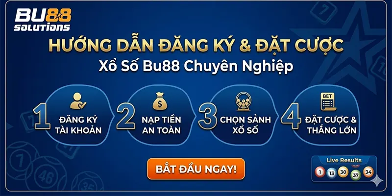 Hướng Dẫn Đăng Ký và Đặt Cược Xổ Số Bu88 Chuyên Nghiệp